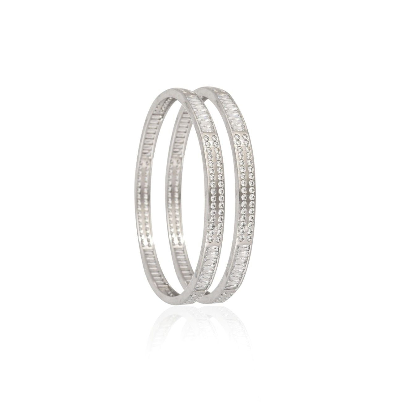 925 Sterling Silver Cubic Zirconia Bracelet – Sleek, Sparkling & Effortlessly Elegant