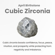 Cubic Zirconia-April Birthstone