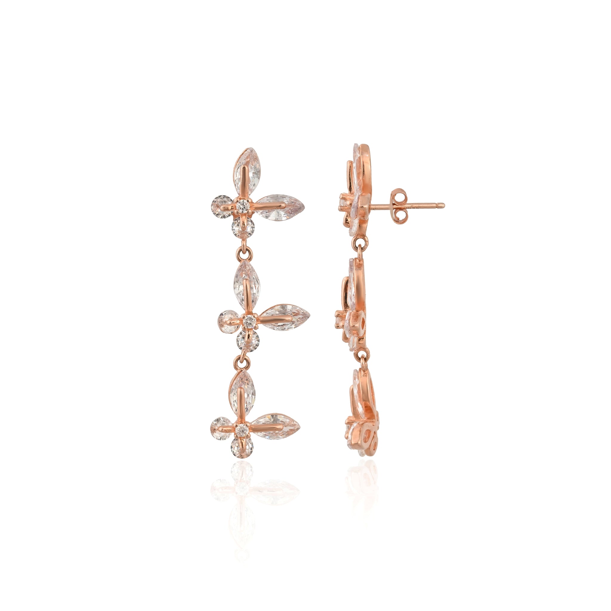 Blossom Charm Star Earrings