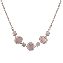 chandi ka necklace with cz stones