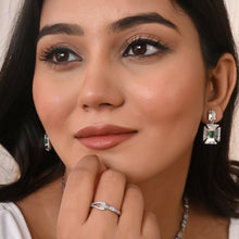 Knot Ring in 925 Sterling Silver with Cubic Zirconia