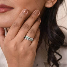 Leaf Harmony Cubic Zircon 925 Sterling Silver Ring – Nature-Inspired Elegance with Everyday Sparkle