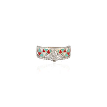 Radiant Mirage 925 Sterling Silver Ring with Cubic Zircon – Where Geometry Meets Grace