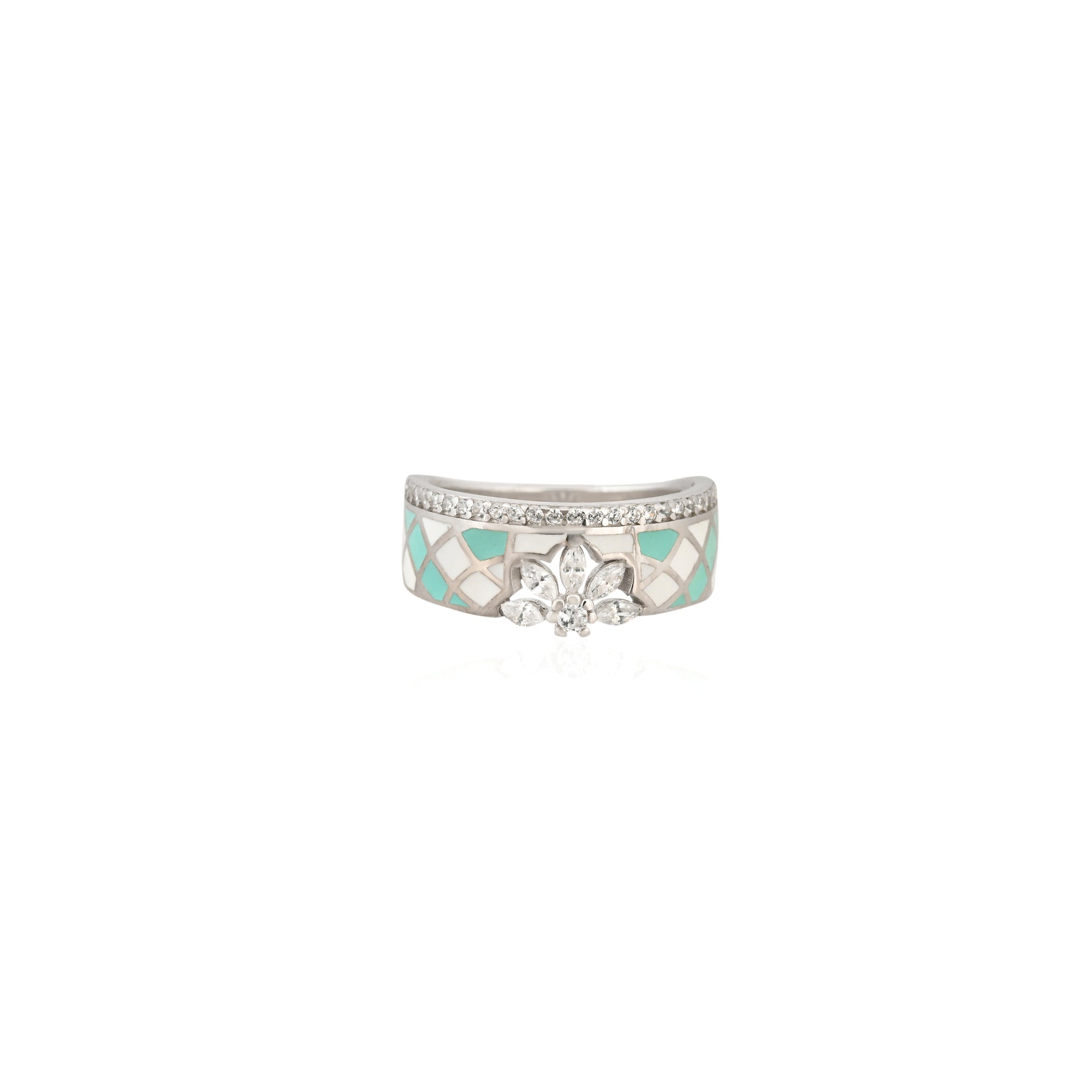 Celestial Gleam 925 Sterling Silver Ring with Cubic Zirconia – Effortless Everyday Sparkle