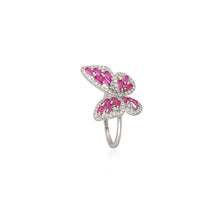 Butterfly Bliss Cubic Zirconia Ring in 925 Sterling Silver