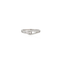 Knot Ring in 925 Sterling Silver with Cubic Zirconia