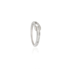 Knot Ring in 925 Sterling Silver with Cubic Zirconia