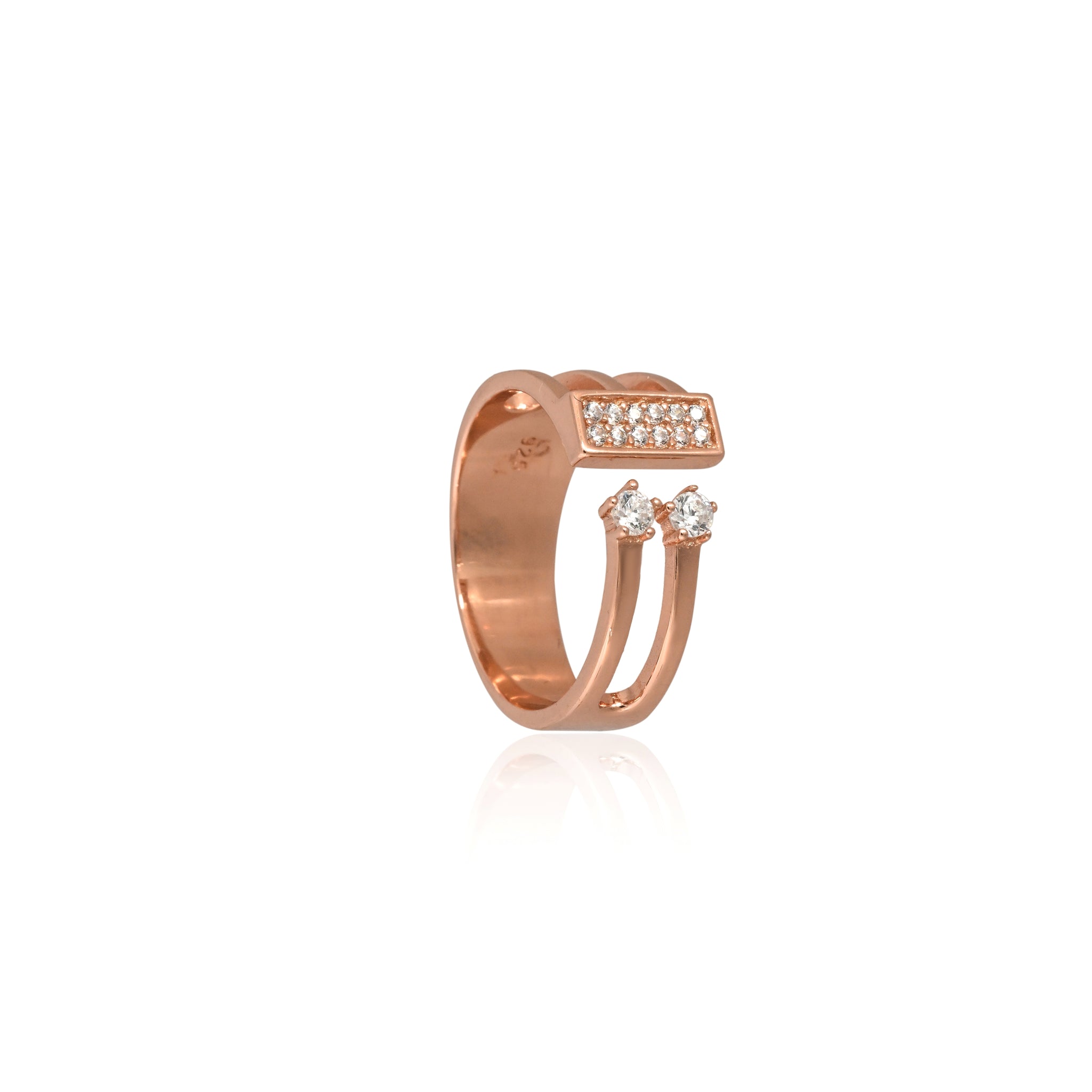 Twisted Elegance Ring