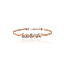 Lucky Charm Braided Bracelet in 925 Sterling Silver with Cubic Zirconia – Your Everyday Good Vibes Accessory