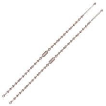 Dazzling 925 Sterling Silver Anklets with Cubic Zirconia – Sparkle with Every Step