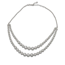 Dazzling 925 Sterling Silver Cubic Zirconia Necklace Set – Radiance That Lasts Forever