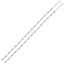 Elegant 925 Sterling Silver Anklets with Cubic Zirconia – A Modern Classic for Your Ankles