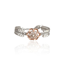 Floral Silver Bracelet with Pearls & Cubic Zirconia – Elegant Women's Jewelry for Every Occasion