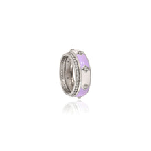 Lilac Whisper 925 Sterling Silver Ring – Where Soft Hues Meet Everyday Sparkle