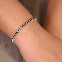 Midnight Spark 925 Sterling Silver Bracelet – For the Bold & Elegant Souls