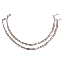 Sleek Sterling Silver Snake Chain Anklets – Minimal Elegance for Everyday Wear