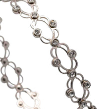 Stylish Flexible 925 Sterling Silver Ring Cum Bracelet with Sparkling Stones – Elegant, Versatile & Hypoallergenic