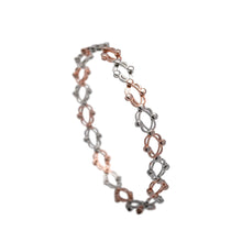 The Floral Rose Gold Silver Ring-Bracelet – Your Stylish Shape-Shifting Statement Piece