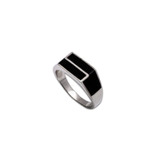 The Urban Edge Silver Statement Ring – Bold Geometry in Pure 925 Sterling Silver