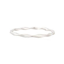 Twisted Elegance: Minimalist Pure 925 Sterling Silver Bracelet for Everyday Chic