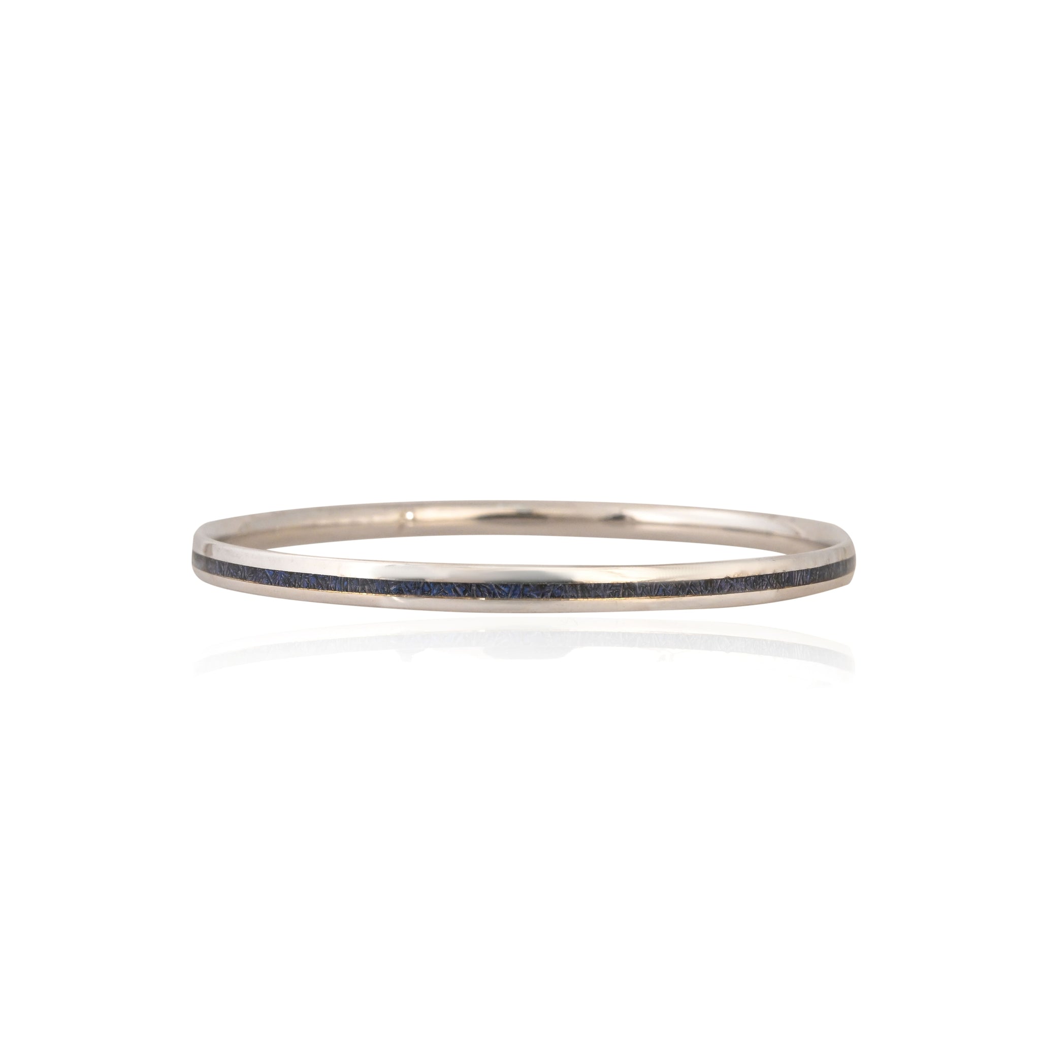 Twisted Silver Cable Bangle in  925 Sterling Silver