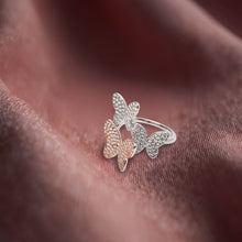 Whimsical Butterfly 925 Sterling Silver Ring with Cubic Zirconia – Graceful Sparkle for Every Moment