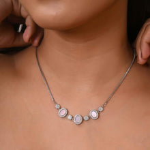  Women's 925 Sterling Silver Jewelry Set with Cubic Zirconia-Model