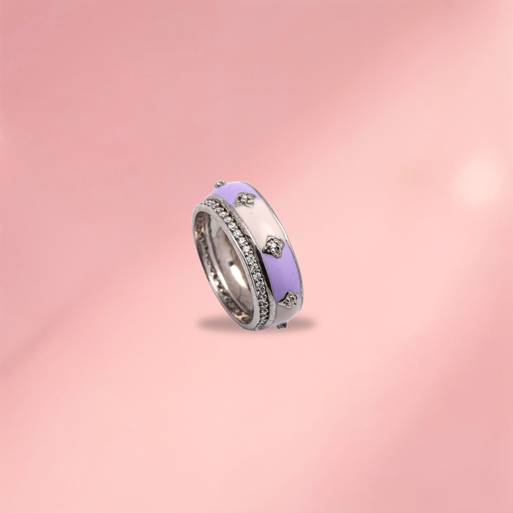 The Enamel Glint Ring For Women